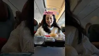 What I eat on my flight from Berlin to Istanbul!✈️