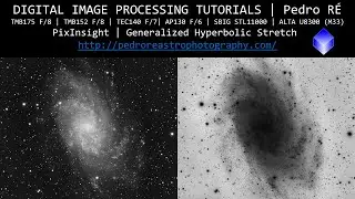 M33 (95 hours) | PixInsight | Generalized Hyperbolic Stretch | Pedro RE'