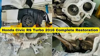 Honda Civic RS Turbo Complete Engine and suspension Restoration Story( part one ￼)