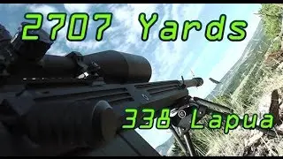 2707 Yards 1.54mi Shot! Savage 110BA 338 Lapua