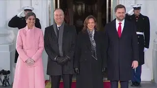 VP Kamala Harris, Second Gentleman receive incoming VP J.D. Vance, wife ahead of Inauguration