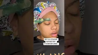 COUSIN WAXED MY EYEBROW OMG ! #wax #waxing #waxmelts #funny #viralvideo #viralfails #hairsyle