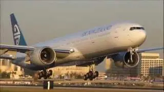 Boeing 777-300s in SLOW MOTION