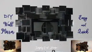 Beautiful Modern DIY Wall Mirror