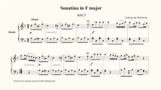 Beethoven, Sonatina in F major, Anh 5, Rondo
