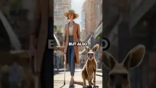 Kangaroo Service Animal: A Heartwarming Bond! 🦘❤️ #Shorts