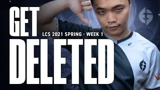 This Is What Happens When EG Plays League of Legends | Week 1 LCS Highlights