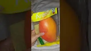 full on detail of Areedy mango sqishy