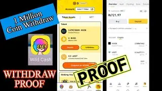 How to Withdraw from Wildcash | Full video Live Proof to Binance | 1 million coins