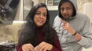 Jija and Saali making Maggie 🤣