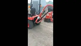 kioti CS2510 and post hole digger PD-20
