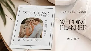 How To Edit Your Digital Wedding Planner in Canva Tutorial | Lovaria Design