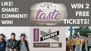 WIN 2 Free Tickets to Taste for Hospice Niagara!