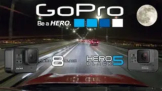 GoPro HERO 8 🆚 GoPro HERO 5 - Night 📹🌛