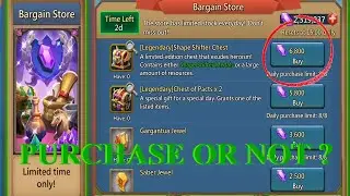 Lords Mobile - Purchase or not purchase of [Legendary] Shape Shifter Chest?