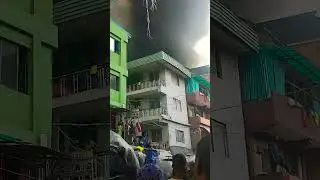Lagos idumota market on fire