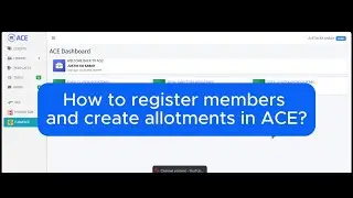 How to Register Members & Create Share Allotment | ACE Company Secretary Software