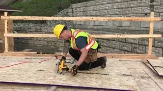 How to stagger floor sheathing