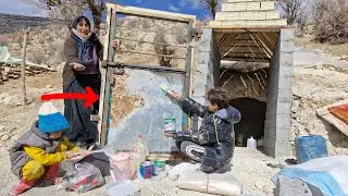 The cold inside the cave was removed: The hero operator purchased an iron door for the cold cave