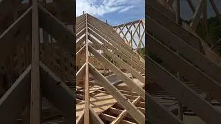 Hip & Valley Rafters #framing #construction #work #building #carpentry