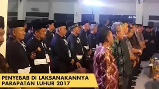 Penyebab di selenggarakannya Parluh 2017 PSHT.