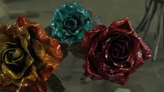 Metal Petals | Artist Blacksmith Forges Beautiful Roses