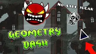 MANCO de GEOMETRY DASH INTENTA pasar un EXTREME DEMON (Modo Plataforma)