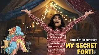 building my diy blanket fort studio! (7 minute vlog) #littlestoryteller#viral #youtubevideo #diy