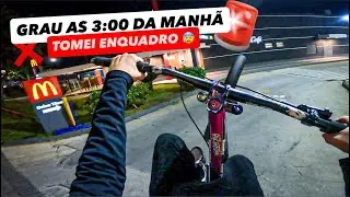 BIKE VLOG AS 3:00 DA MANH&Atilde; (QUASE TOMEI ENQUADRO)