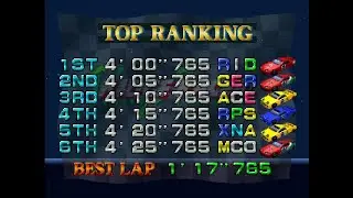 RIDGE RACER (PS1) First Gameplay on PlayStation 5