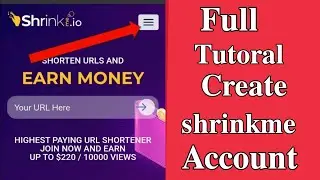 how to use shrinkme.io || how to create shrinkme links