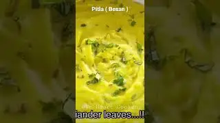 Pitla (Besan) for breakfast (Quick & Easy recipe) #viral #shorts #trending #pitla #besan #hyderabadi