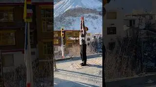 Yoga everywhere #yoga #motivation #mobility #mountains #spiti
