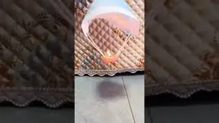 Flying lantern made out of mask