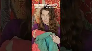 AVOID MY MEDIEVAL SEWING MISTAKES! 😅 #costume #cosplay #medieval #handmade #sewing