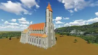 Mária Magdolna-templom a XV. században 3D-ben.