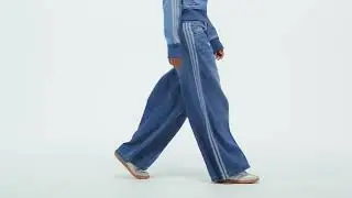 Hlače Adicolor Denim - Jv7454