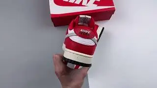 Nike Dunk Low Chicago Split University Red Black Light Silver White