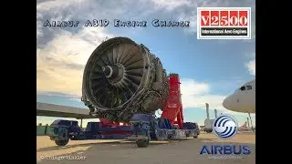 A319 I&Auml;E V2500 Engine Change !