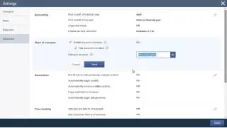 Set-up advanced company settings in QuickBooks
