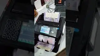 Currency counting machine with fake note detector #trending #status #story #cashcounter #2023