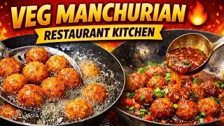 Live Kitchen Veg Manchurian 🍜🔥 | Restaurant Cooking Vlog