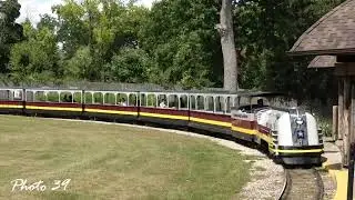 Riding the Detroit Zoo Train with Both Chrysler Locomotives Operating - Summer 2025