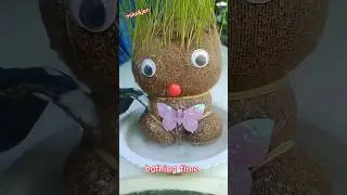 day 8 diy grass head pet #diy #game #diy #diygrasshead #grasshead #pet #shorts #trending