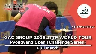 2015 Pyongyang Open: GENG vs KANG (R16) - Full Match