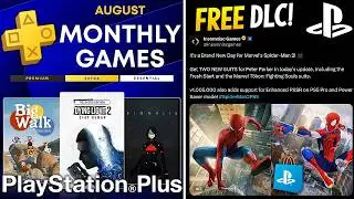 Awesome PS PLUS August UPDATE and Big FREE PS5 DLC Update OUT NOW!