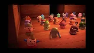 Gyroid Symphony! All gyroids on Harv&rsquo;s island singing together.
