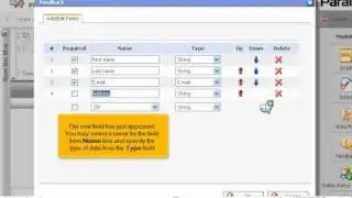 Een feedback formulier plaatsen met Plesk Sitebuilder