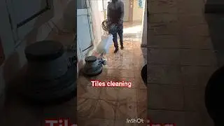 Har tile bole, bilkul clean | tiles cleaning machine 🧹🧹 ✨🏠  #shorts