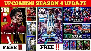 Upcoming New Season 4 Update,packs,manager,edit mode, event,epic,new ambassador pack